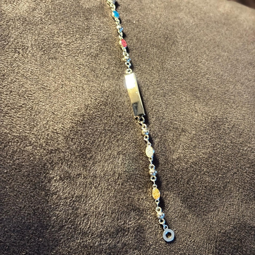 Pretty Bird Gold and Multicolor Bracelet